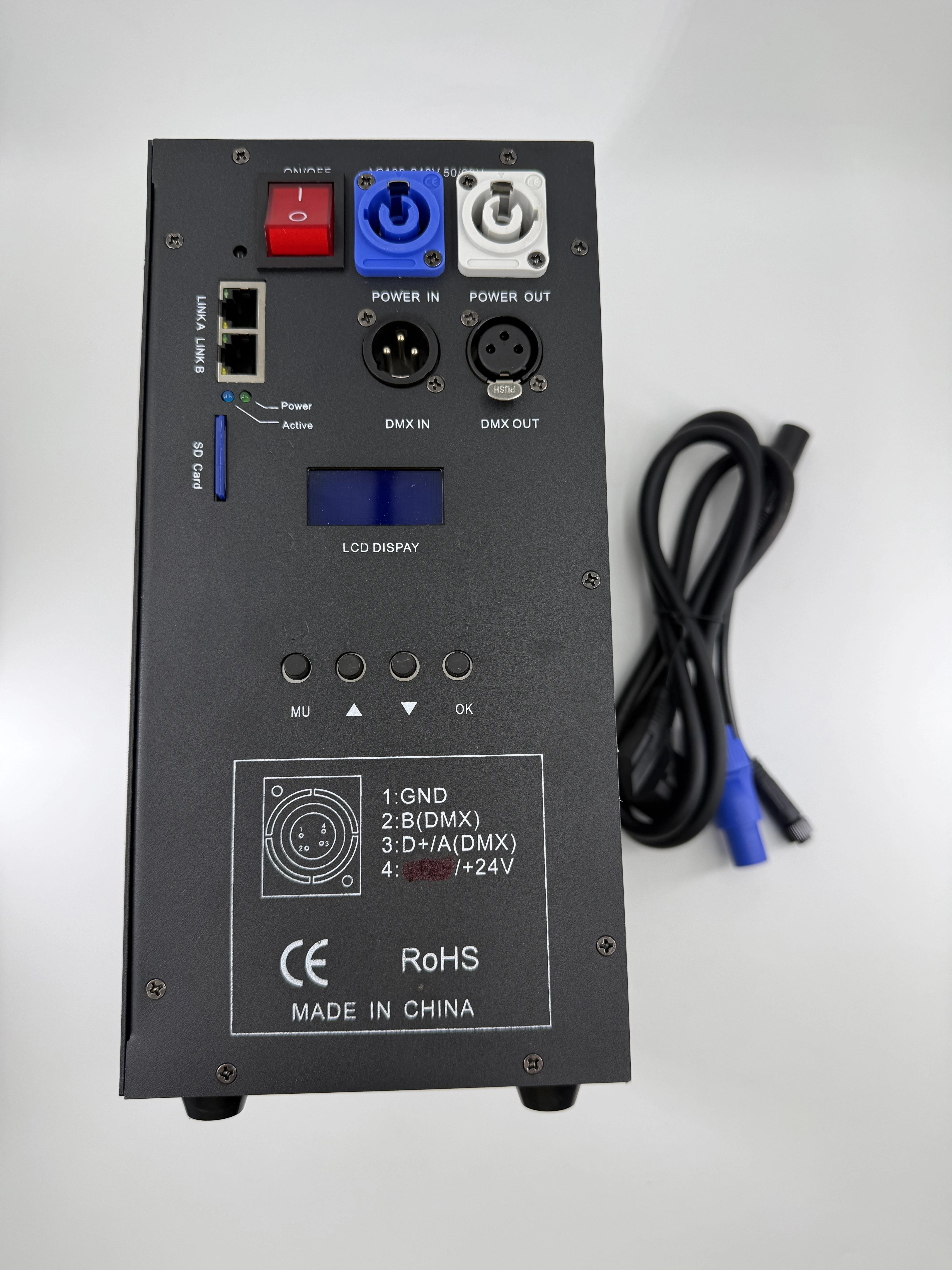 8-Port Integrated LED Power & Signal Controller | DMX & ArtNet
